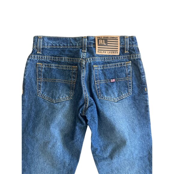 RALPH LAUREN Women's Vintage Hipster Flare Jeans Size 1/2 - Picture 7 of 11